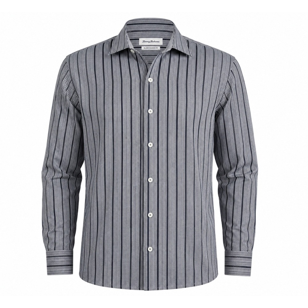 Tommy Bahama Island Modern Fit Men's Button Down Shirt Checkered Size XL